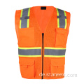 ANSI Klasse 2 Hi-Vis-Sicherheitsweste mit Tasche